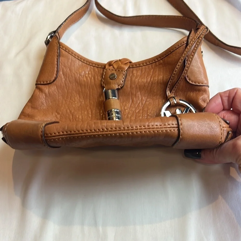 Vintage Y2K Michael Kors Crosby cognac, Large leather bag